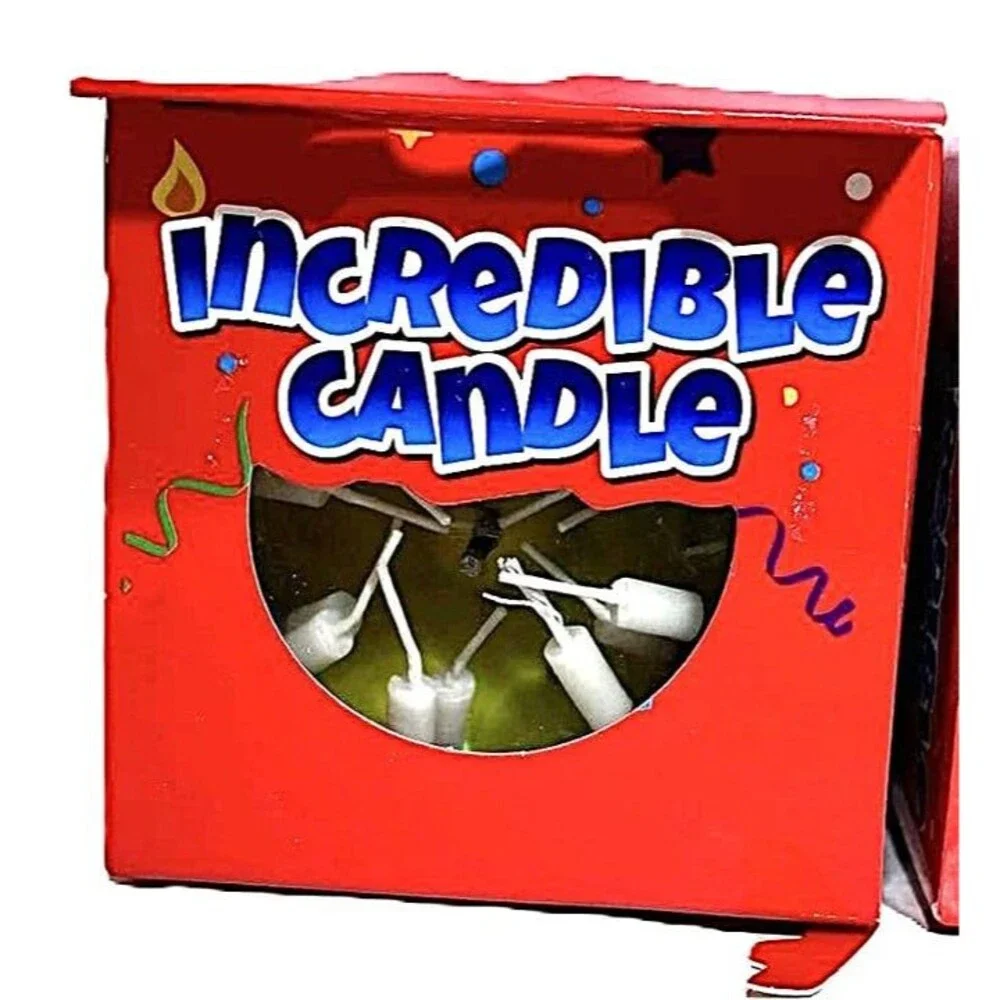 Incredible Candle, Plastic Spins Plays Happy Birthday 14 Candles NIP